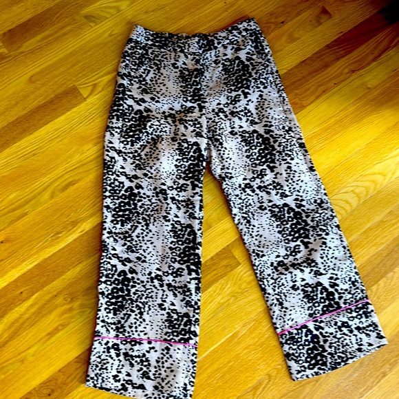 NWT J.Crew Peyton Leopard Print, Linen Blend, High Rise, Cropped Pants, Size 2. - Picture 4 of 10
